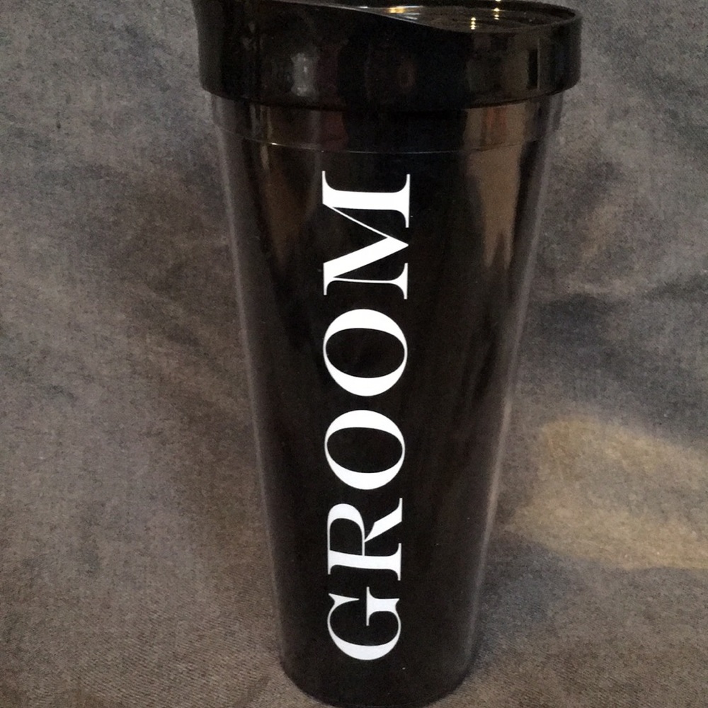 Groom tumbler